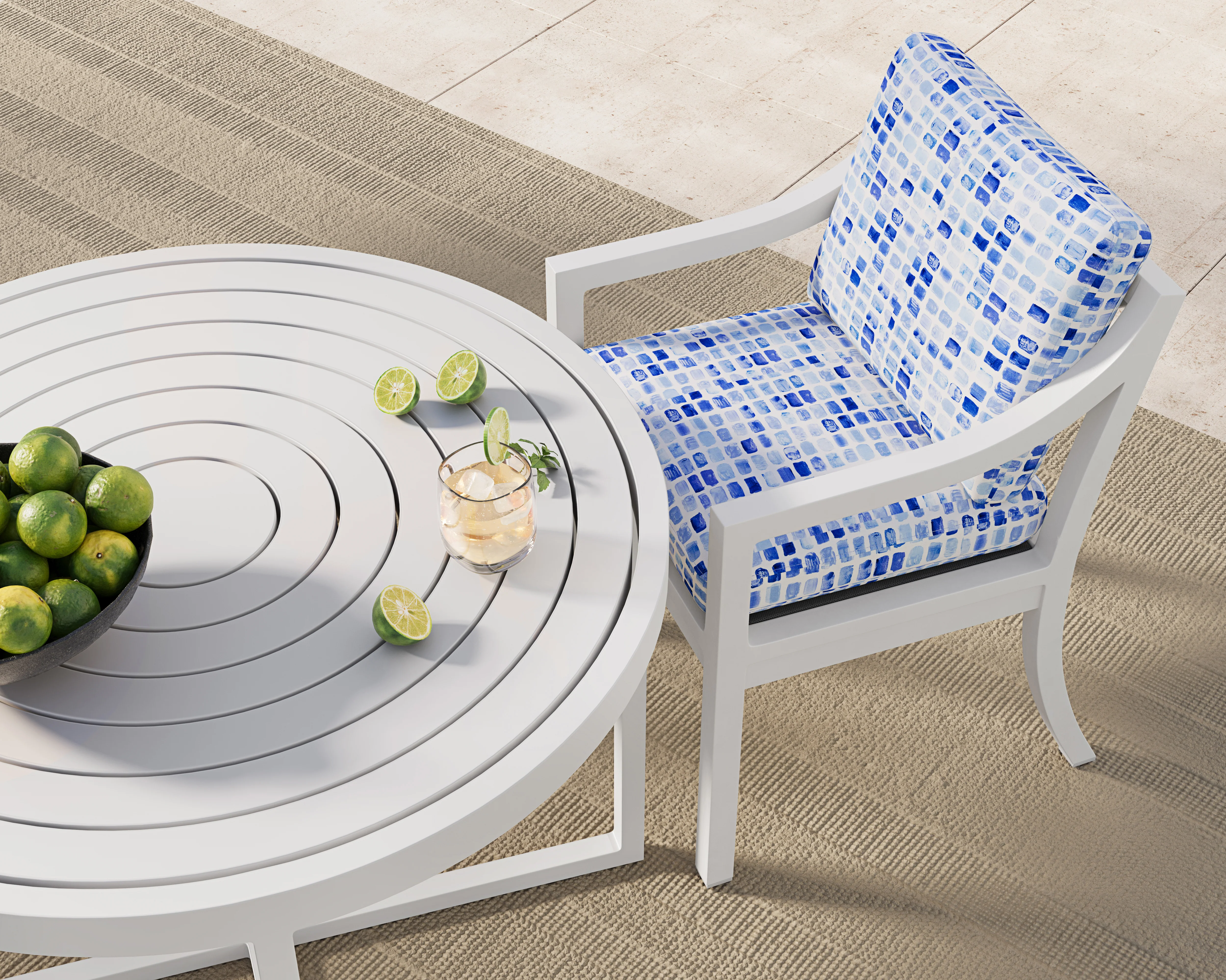 oomph Outdoor Round Dining Table - Image 3