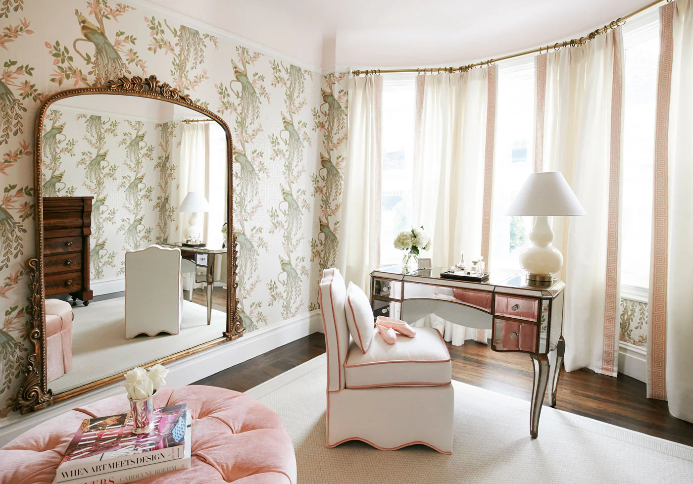 Upholstered Scallop Slipper Chair - Image 6