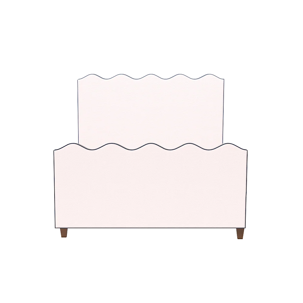 Wave Platform Bed with Footboard - Image 4