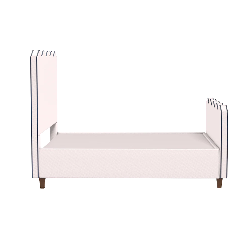 Wave Platform Bed with Footboard - Image 5